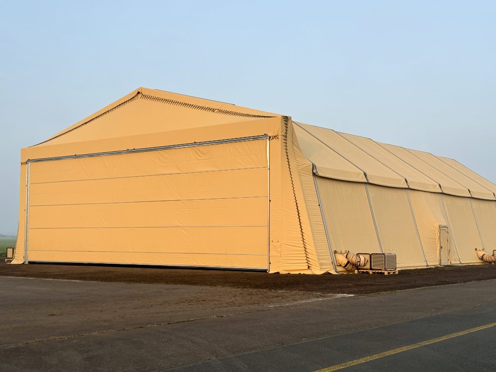 Fabric Hangar Door - PROJECT
